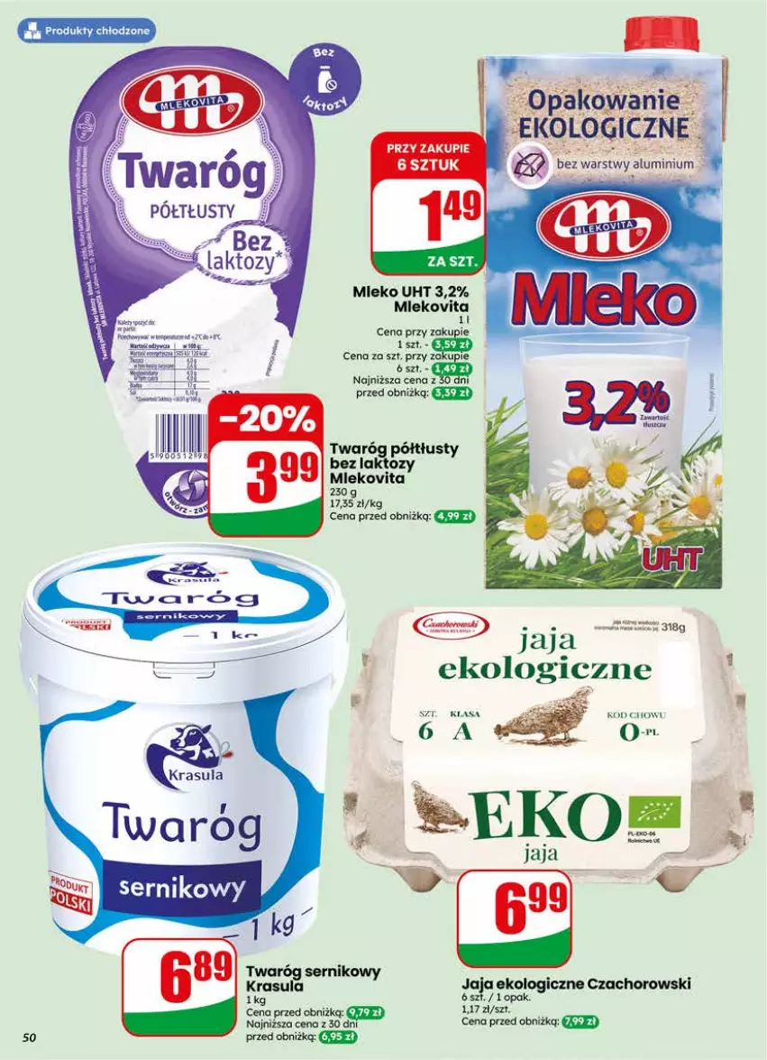 Gazetka promocyjna Dino - Gazetka 25 / 2026 - ważna 17.06 do 23.06.2026 - strona 50 - produkty: Jaja, Noż, Ser, Woda