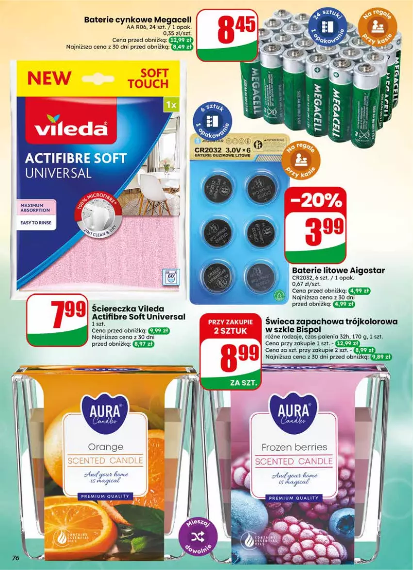 Gazetka promocyjna Dino - Gazetka 25 / 2026 - ważna 17.06 do 23.06.2026 - strona 76 - produkty: Cynk, Frozen, Vileda