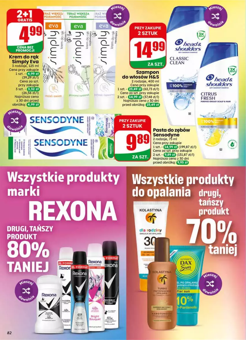 Gazetka promocyjna Dino - Gazetka 25 / 2026 - ważna 17.06 do 23.06.2026 - strona 82 - produkty: Krem do rąk, Pasta do zębów, Sensodyne, Tera