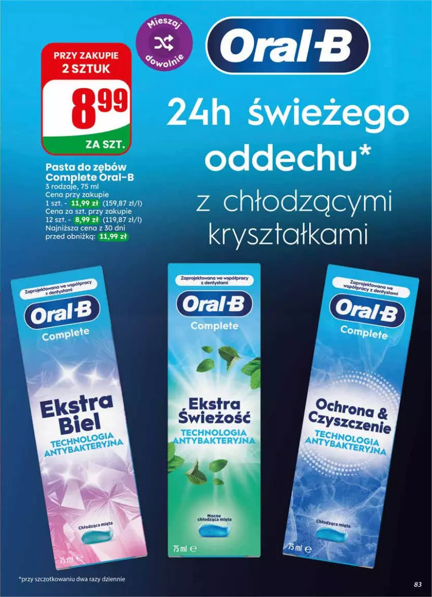 Gazetka promocyjna Dino - Gazetka 25 / 2026 - ważna 17.06 do 23.06.2026 - strona 83 - produkty: Mięta, Pasta do zębów