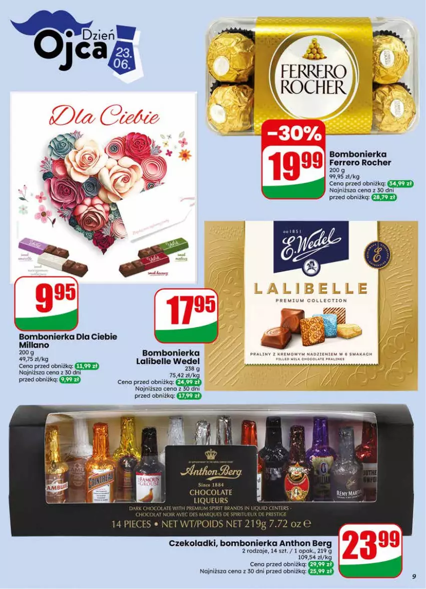 Gazetka promocyjna Dino - Gazetka 25 / 2026 - ważna 17.06 do 23.06.2026 - strona 9 - produkty: Bell, Ferrero, Ferrero Rocher, Praliny