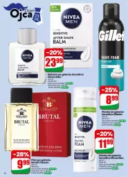 Gazetka promocyjna Dino - Gazetka 25 / 2026 - Gazetka - ważna od 23.06 do 23.06.2026 - strona 12 - produkty: Balsam po goleniu, Nivea Men, Brutal, Pianka do golenia, Gillette, Nivea