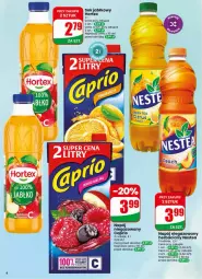 Gazetka promocyjna Dino - Gazetka 25 / 2026 - Gazetka - ważna od 23.06 do 23.06.2026 - strona 4 - produkty: Sok, Ser, Sok jabłkowy, Napój niegazowany, Napój, Nestea, Hortex, Fa
