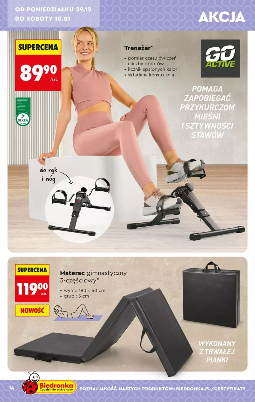 Gazetka promocyjna Biedronka - Okazje Tygodnia - ważna 29.12.2026 do 09.01.2027 - strona 18 - produkty: Materac, Tera