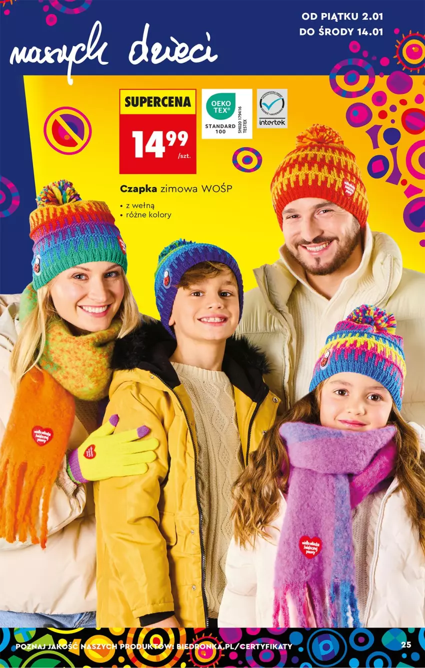 Gazetka promocyjna Biedronka - Okazje Tygodnia - ważna 29.12.2026 do 09.01.2027 - strona 29 - produkty: Czapka, Tran