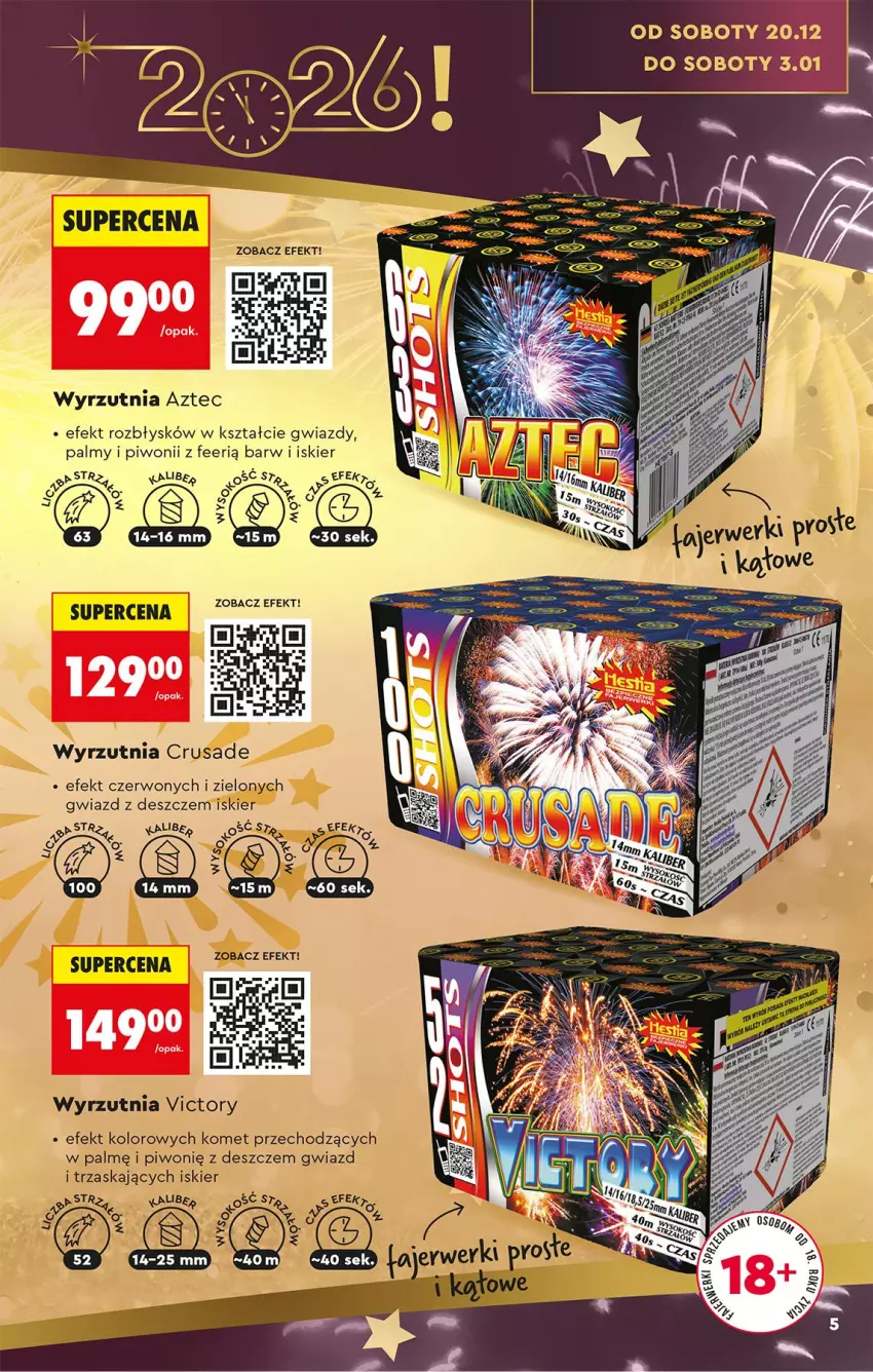 Gazetka promocyjna Biedronka - Okazje Tygodnia - ważna 29.12.2026 do 09.01.2027 - strona 9 - produkty: Gwiazda, Piwo, Wyrzutnia