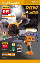 Gazetka promocyjna Biedronka - Okazje Tygodnia - Gazetka - ważna od 09.01 do 09.01.2027 - strona 53 - produkty: Ser, Szlifierka kątowa, Tarka, Wkręt, Tarcza tnąca, Wkrętarka, Szlifierka, Akumulator