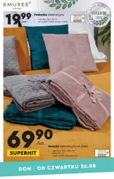 Gazetka promocyjna Biedronka - Okazje tygodnia - Gazetka - ważna od 08.09 do 08.09.2021 - strona 26 - produkty: Poduszka dekoracyjna, Narzuta, Aronia, Poduszka