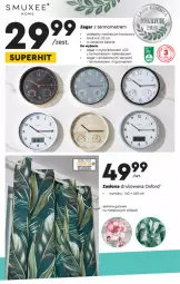 Gazetka promocyjna Biedronka - Okazje tygodnia - Gazetka - ważna od 08.09 do 08.09.2021 - strona 28 - produkty: Termometr, Zasłona, Zegar, Kalendarz