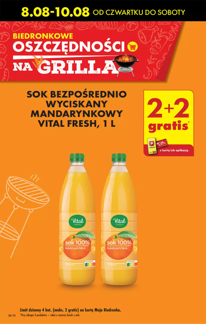 Gazetka promocyjna Biedronka - Od czwartku - ważna 08.08 do 14.08.2024 - strona 11 - produkty: Gra, Sok