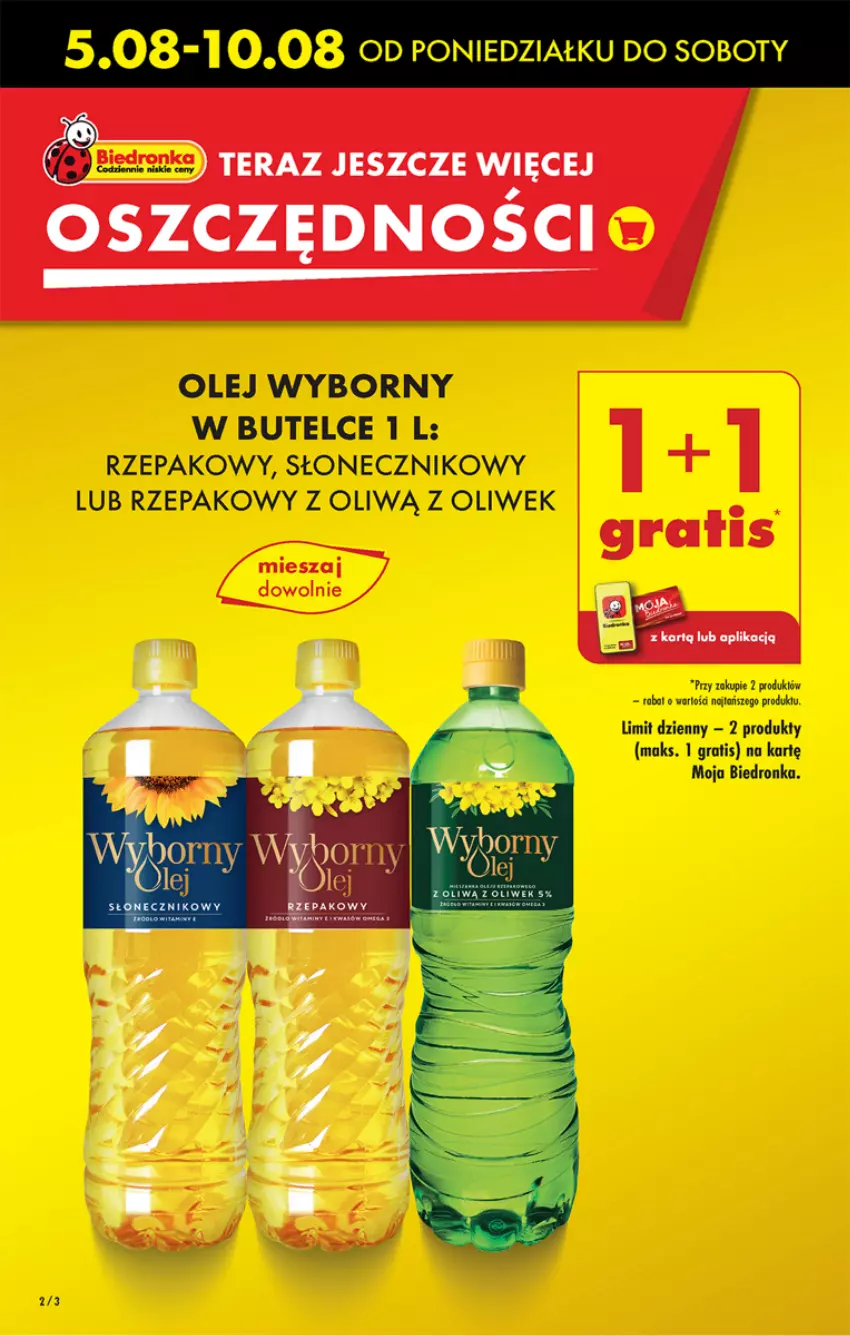 Gazetka promocyjna Biedronka - Od czwartku - ważna 08.08 do 14.08.2024 - strona 3 - produkty: Gra, Olej, Tera