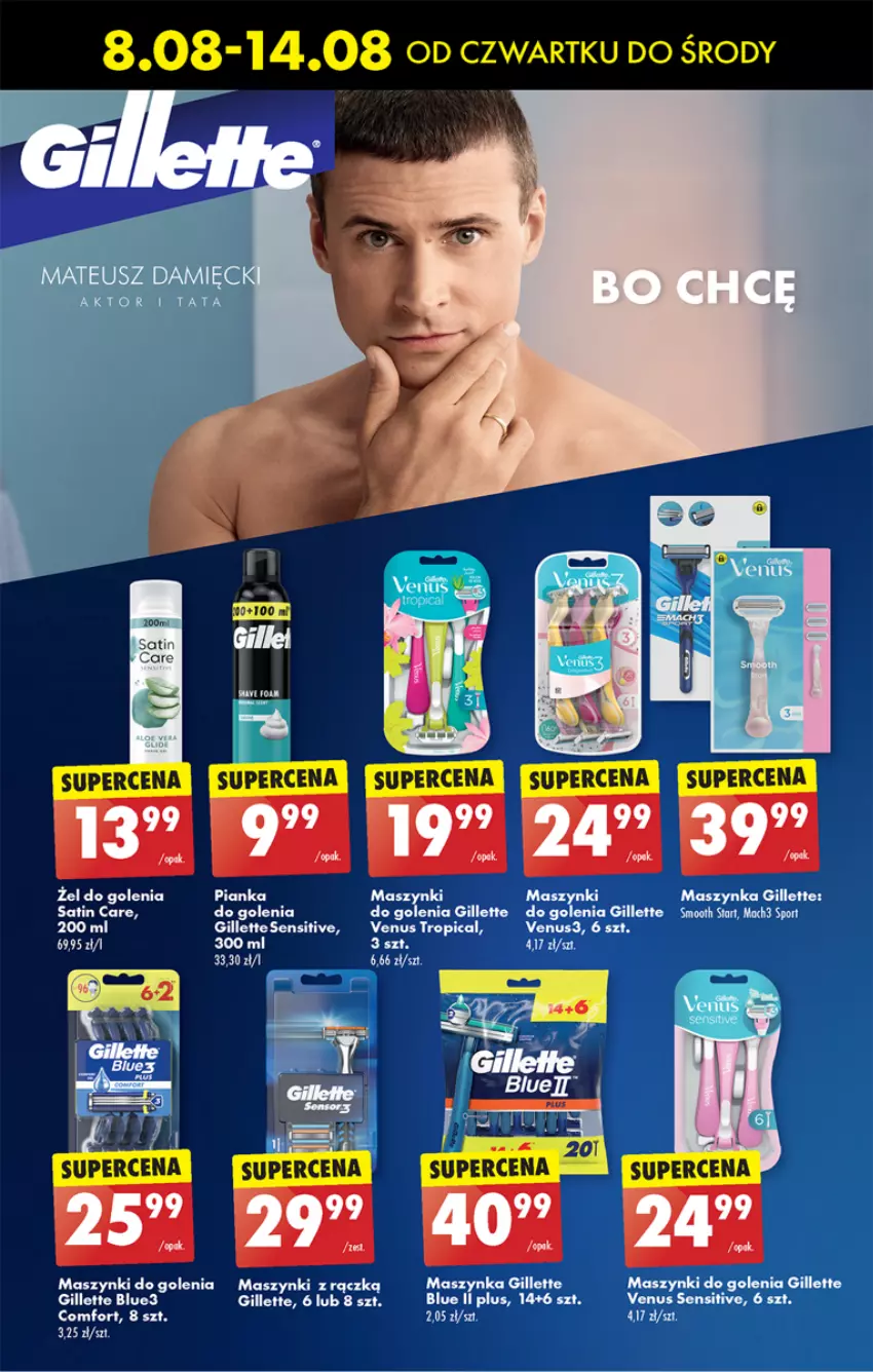 Gazetka promocyjna Biedronka - Od czwartku - ważna 08.08 do 14.08.2024 - strona 49 - produkty: Gillette, LG, Mach3, Maszynka, Por, Sport, Szynka, Tropical, Venus