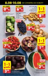 Gazetka promocyjna Biedronka - Od czwartku - Gazetka - ważna od 14.08 do 14.08.2024 - strona 16 - produkty: Borówka, Borówka amerykańska, Limonka, Arbuz