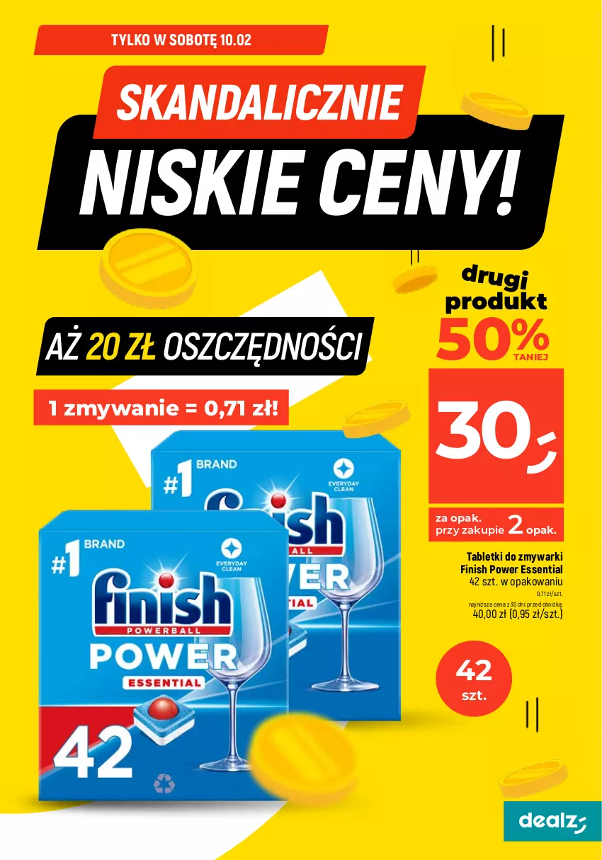 Gazetka promocyjna Dealz - MAKE A DEALZ - ważna 08.02 do 14.02.2024 - strona 9 - produkty: Finish, Papier, Papier toaletowy, Tablet, Tabletki do zmywarki, Zmywarki