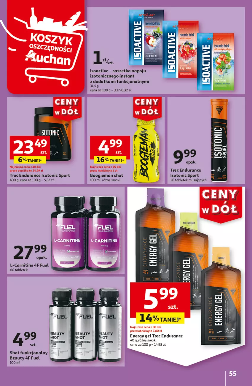 Gazetka promocyjna Auchan - Gazetka CENY W DÓŁ Hipermarket Auchan - ważna 31.05 do 05.06.2024 - strona 55 - produkty: Fa, Mus, Por, Sport, Tablet