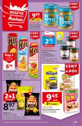 Gazetka promocyjna Auchan - Gazetka CENY W DÓŁ Hipermarket Auchan - Gazetka - ważna od 05.06 do 05.06.2024 - strona 25 - produkty: Ciastka, Por, Chipsy, Dżem, Danio