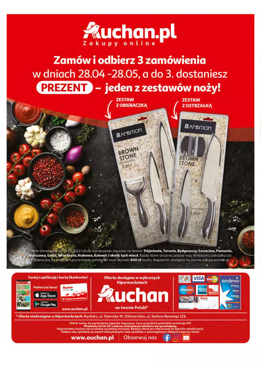 Gazetka promocyjna Auchan - Włoska kuchnia jest w cenie Hipermarkety - ważna 05.05 do 11.05.2022 - strona 48