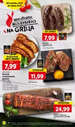 Gazetka promocyjna Lidl - GAZETKA - Gazetka - ważna od 16.07 do 16.07.2022 - strona 14 - produkty: Por, Stek wołowy, Stek, Pieprz, Boczek, Kaszanka, Grill, Kasza