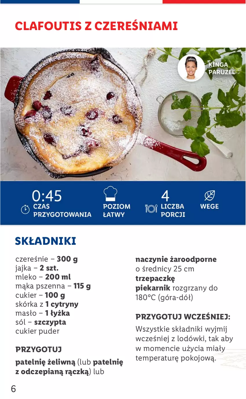 Gazetka promocyjna Lidl - KATALOG FRANCJA - ważna 25.07 do 30.07.2022 - strona 6 - produkty: Cukier, Cukier puder, Cytryny, Mąka, Mąka pszenna, Masło, Mleko, Naczynie żaroodporne, Piekarnik, Por, Puder, Sól