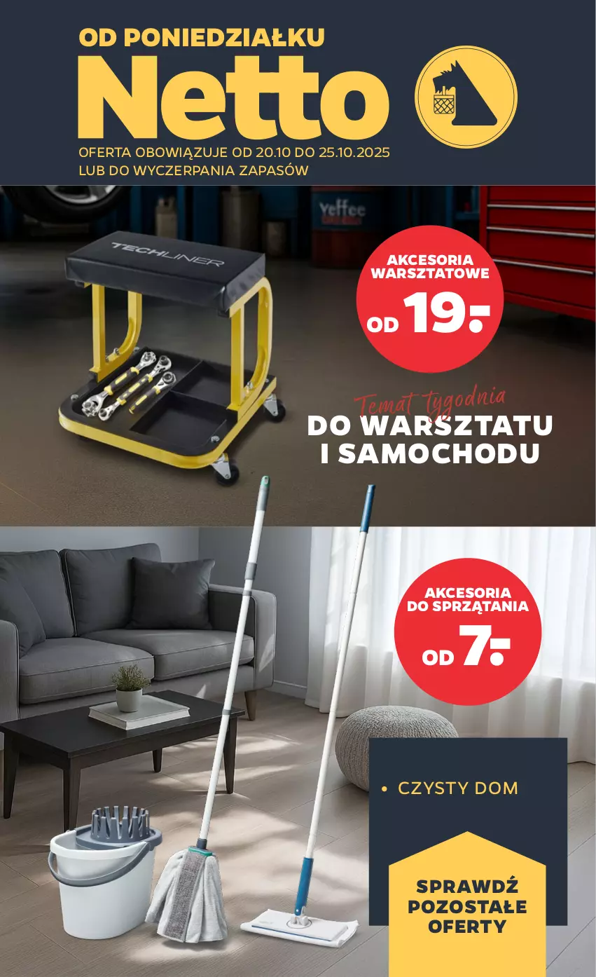 Gazetka promocyjna Netto - Od Poniedziałku Przemysłowa - ważna 20.10 do 25.10.2025 - strona 1