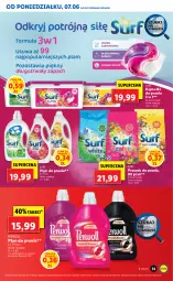 Gazetka promocyjna Lidl - GAZETKA - Gazetka - ważna od 09.06 do 09.06.2021 - strona 53 - produkty: Płyn do prania, Por, Proszek do prania, Surf, Perwoll, Kapsułki do prania