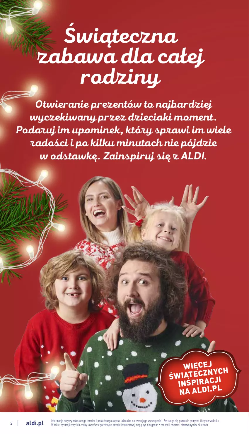 Gazetka promocyjna Aldi - Katalog świąteczny - ważna 07.11 do 24.12.2022 - strona 2 - produkty: Dzieci