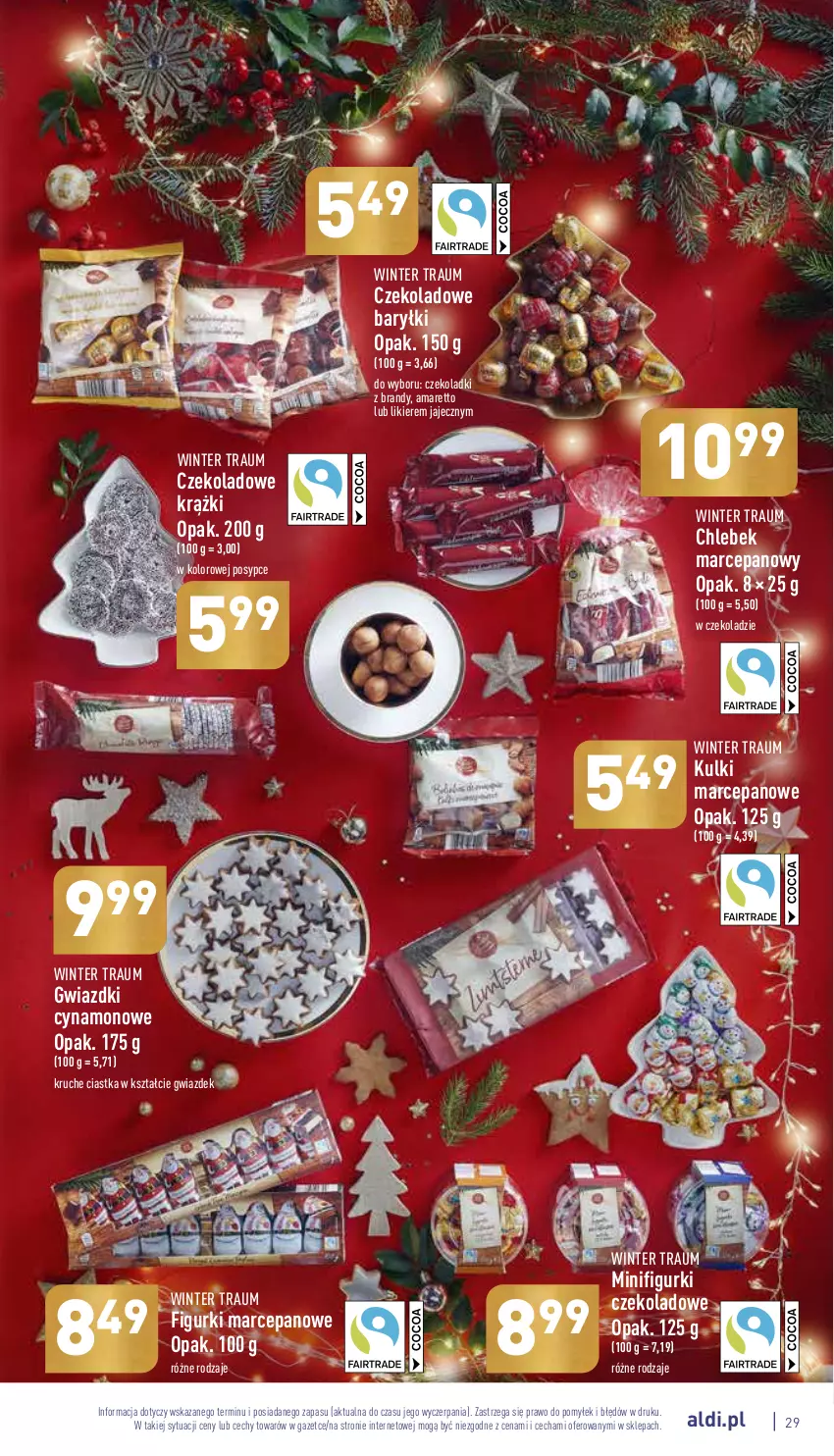 Gazetka promocyjna Aldi - Katalog świąteczny - ważna 07.11 do 24.12.2022 - strona 29 - produkty: Baryłki, Brandy, Chleb, Ciastka, Likier