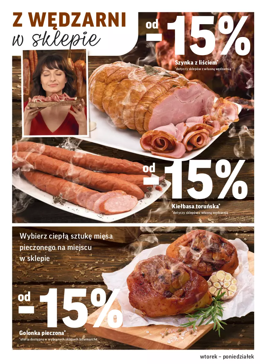 Gazetka promocyjna Intermarche - Gazetka promocyjna - ważna 25.01 do 31.01.2022 - strona 12 - produkty: Golonka pieczona, Kiełbasa, Piec, Szynka