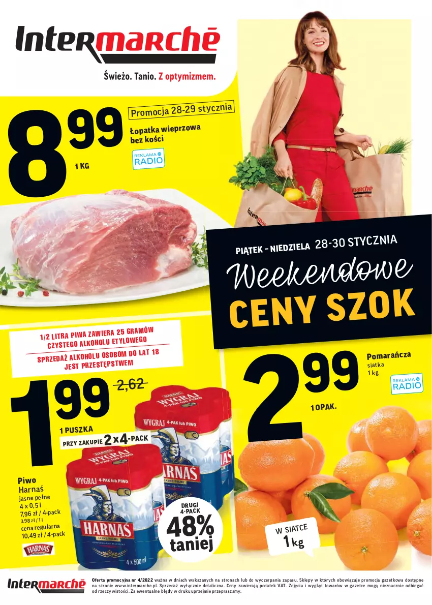 Gazetka promocyjna Intermarche - Gazetka promocyjna - ważna 25.01 do 31.01.2022 - strona 32 - produkty: Piwo, Siatka