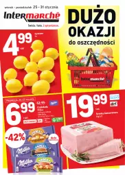 Gazetka promocyjna Intermarche - Gazetka promocyjna - Gazetka - ważna od 31.01 do 31.01.2022 - strona 1 - produkty: Ser, Czekolada, Milka