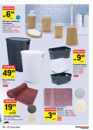Gazetka promocyjna Intermarche - Gazetka promocyjna - Gazetka - ważna od 31.01 do 31.01.2022 - strona 29 - produkty: Ser, Dywanik łazienkowy, Dywanik, Kosz na bieliznę, Szczotka, Kosz, Pojemnik, Ręcznik, Mydelniczka, Kubek, Dozownik, Dozownik mydła, Dywan