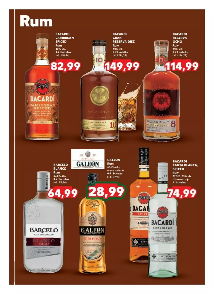 Gazetka promocyjna Kaufland - ważna 28.11 do 11.12.2024 - strona 13 - produkty: Bacardi, Gra, Leon, Rum, Ser