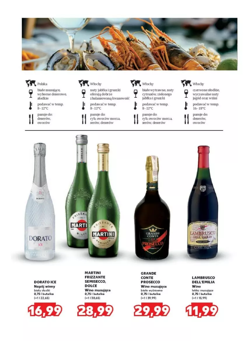 Gazetka promocyjna Kaufland - ważna 28.11 do 11.12.2024 - strona 17 - produkty: Dell, Deser, Gra, Gruszki, Jabłka, Martini, Mus, Napój, Nuty, Prosecco, Ser, Wino, Wino musujące