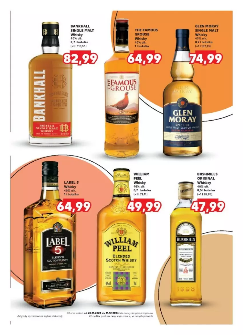 Gazetka promocyjna Kaufland - ważna 28.11 do 11.12.2024 - strona 3 - produkty: Bushmills, Fa, Gin, The Famous Grouse, Whiskey, Whisky