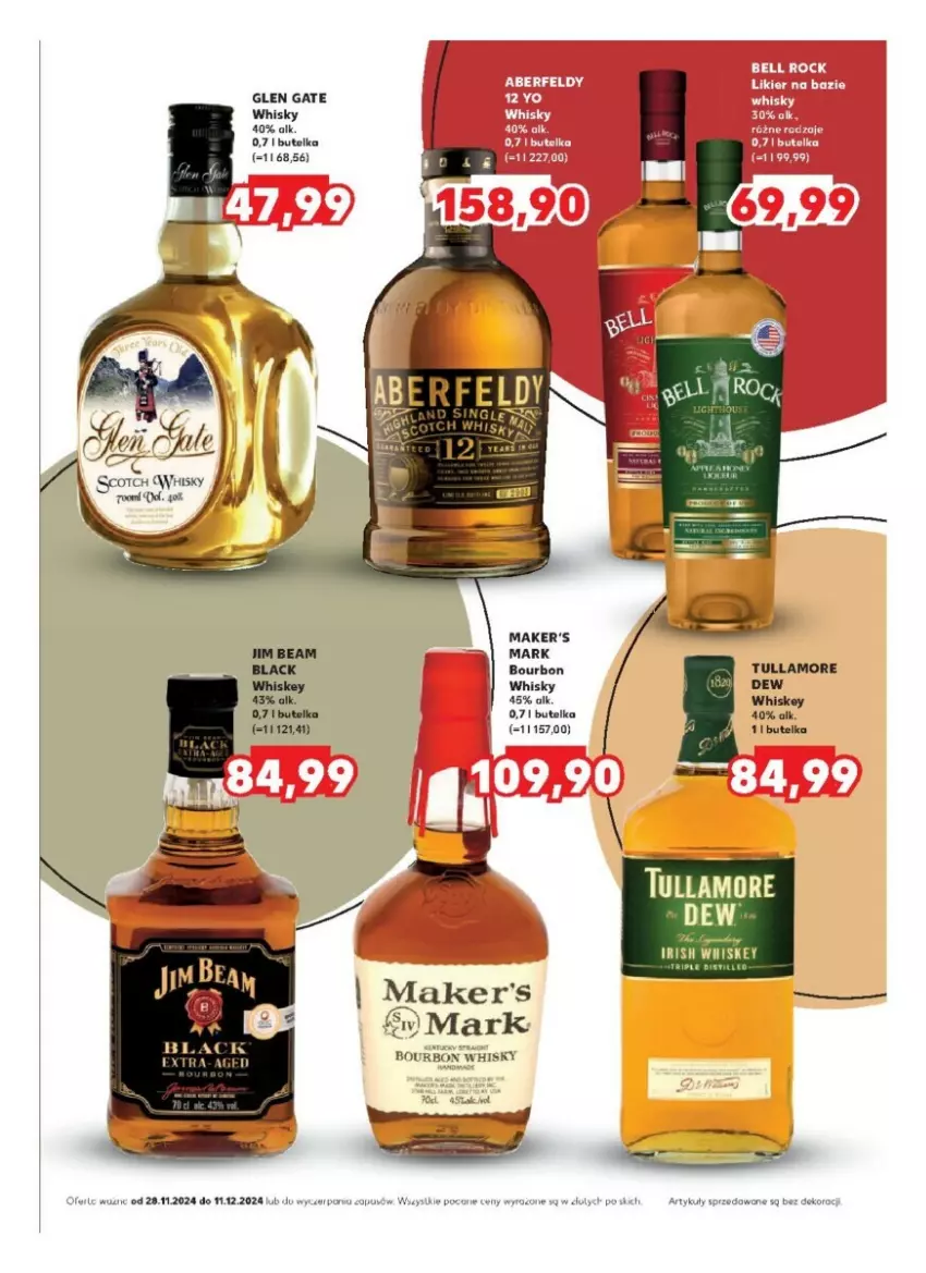 Gazetka promocyjna Kaufland - ważna 28.11 do 11.12.2024 - strona 7 - produkty: Bourbon, Glen Gate, Lack, Tullamore Dew, Whiskey, Whisky