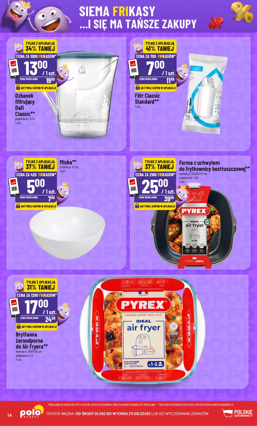 Gazetka promocyjna PoloMarket - Katalog Frikasy - ważna 05.08 do 11.08.2026 - strona 14 - produkty: Dzbanek, Dzbanek filtrujący, Fa, Miska, Por
