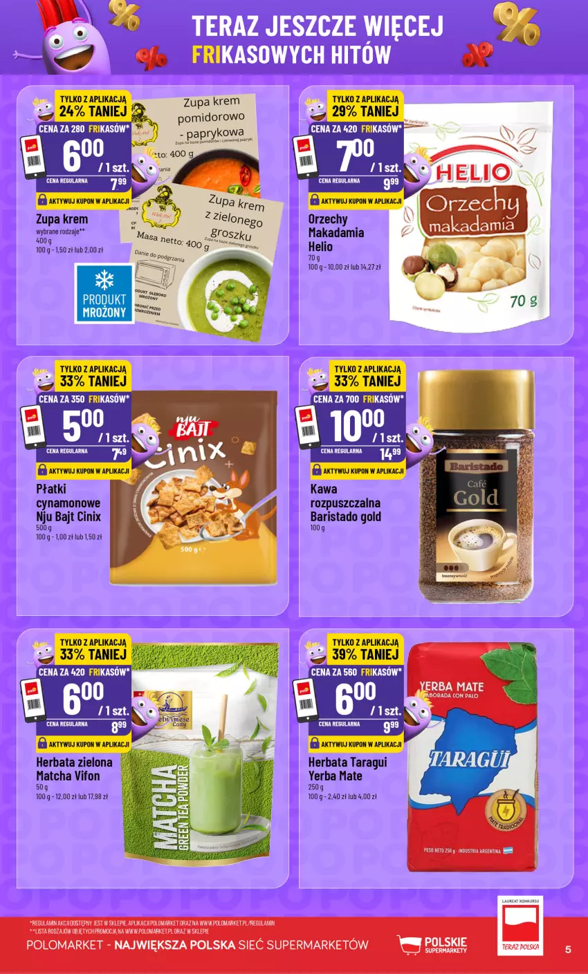 Gazetka promocyjna PoloMarket - Katalog Frikasy - ważna 05.08 do 11.08.2026 - strona 5 - produkty: Helio, Herbata, Kawa, Laur, Tera, Zupa