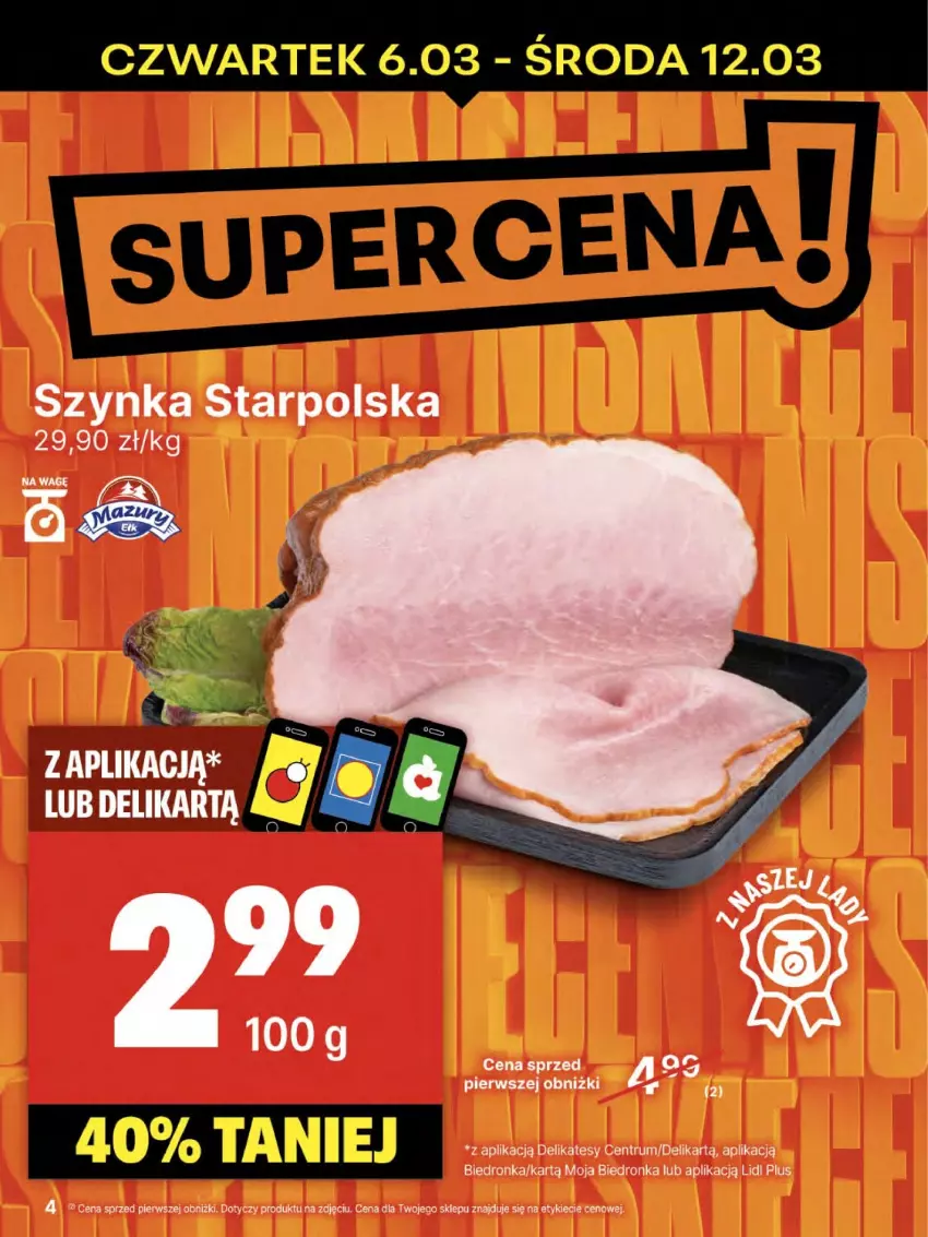 Gazetka promocyjna Delikatesy Centrum - NOWA GAZETKA Delikatesy Centrum od 6 marca! 6-12.03.2025 - ważna 06.03 do 12.03.2025 - strona 4 - produkty: Rum, Szynka