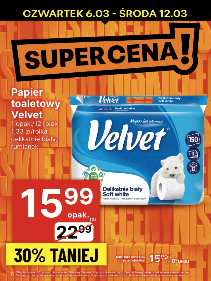 Gazetka promocyjna Delikatesy Centrum - NOWA GAZETKA Delikatesy Centrum od 6 marca! 6-12.03.2025 - ważna 06.03 do 12.03.2025 - strona 7 - produkty: Papier, Papier toaletowy, Rum