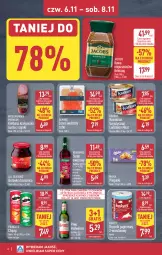 Gazetka promocyjna Aldi - Oferta weekendowa - Gazetka - ważna od 08.11 do 08.11.2025 - strona 6 - produkty: Piwa, Piwo, All Seasons, Konserwa turystyczna, Krakus, Kawa rozpuszczalna, Ser, Por, Gra, Borówka, Papier, Kiełbasa krakowska, Borówka brusznica, Chipsy, Kawa, Ręcznik, Syrop, Pringles, Jacobs, Kiełbasa, Herbapol, Milka