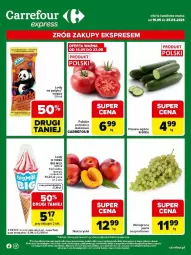 Gazetka promocyjna Carrefour - Gazetka Express - Gazetka - ważna od 25.05 do 25.05.2026 - strona 1 - produkty: Big Milk, Lody, Winogrona, Rosie, Wino, Nektar