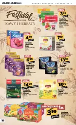 Gazetka promocyjna Netto - Gazetka spożywcza - Gazetka - ważna od 02.10 do 02.10.2021 - strona 10 - produkty: Earl Grey, Gra, Saga, Dilmah, Tetley, Lipton, Czekolada, Teekanne, Herbata, Herbata owocowa