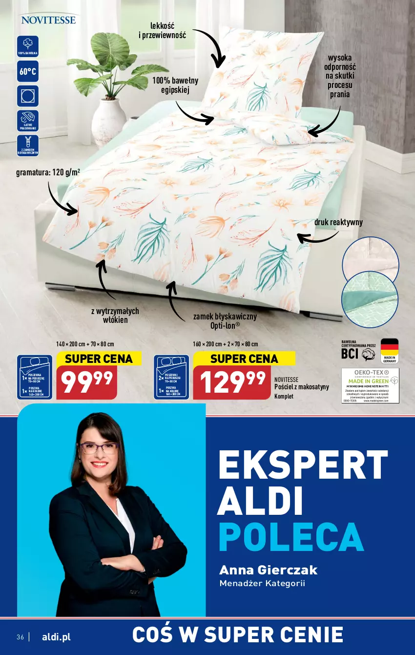 Gazetka promocyjna Aldi - Pełen katalog - ważna 08.05 do 13.05.2023 - strona 36 - produkty: Gra, Por, Pościel, Poszewka, Rama, Sok, Wełna