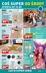 Gazetka promocyjna Aldi - Pełen katalog - Gazetka - ważna od 13.05 do 13.05.2023 - strona 27 - produkty: Puf, Gin, Głośnik, Mikrofon, Stołek, Kosz, Stołek ze schowkiem, Smartfon, Dywan, Akumulator