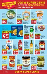 Gazetka promocyjna Aldi - Pełen katalog - Gazetka - ważna od 13.05 do 13.05.2023 - strona 6 - produkty: Lubella, Ketchup, Makaron, Ser, Mus, Hofburger, Danone, Ogórki konserwowe, Bell, Jogurt, Activia, Dżem, Serek, Burger, Mąka, Hochland, Olej rzepakowy, Bella, Deser, Pudliszki, Ser pleśniowy, Mąka pszenna, Olej, Jogurt pitny, Almette, Danie gotowe