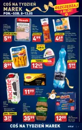 Gazetka promocyjna Aldi - Pełen katalog - Gazetka - ważna od 13.05 do 13.05.2023 - strona 9 - produkty: Goplana, Krakus, Kawa rozpuszczalna, Top, Ser, Kawa, Herbata czarna, Wafle, Szynka konserwowa, Duda, LANA, Szynka, Lipton, Grześki, Morliny, Hochland, Kabanos, Jacobs, Woda, Herbata, Olewnik, Mleko