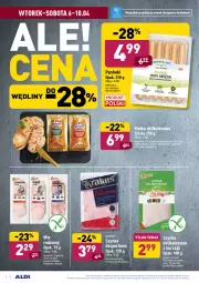 Gazetka promocyjna Aldi - ALE! CENA w ALDI - Gazetka - ważna od 10.04 do 10.04.2021 - strona 2 - produkty: Piec, Kurczak, Krakus, Ser, Por, Kiełbasa krakowska, Parówki, Lodówka, Tera, Szynka, Pieprz, Sport, Szynka delikatesowa, Kiełbasa