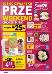 Gazetka promocyjna Aldi - ALE! CENA w ALDI - Gazetka - ważna od 10.04 do 10.04.2021 - strona 20 - produkty: Kurczak, Mięso mielone, Filet z piersi kurczaka, Mięso z uda kurczaka, Mięsne specjały, Tera, Kotlet, Karmi, Mięso