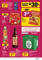 Gazetka promocyjna Aldi - ALE! CENA w ALDI - Gazetka - ważna od 10.04 do 10.04.2021 - strona 23 - produkty: Piwa, Piwo, Sok, Koc, Gra, Kije, Tera, Piwo jasne, Kubuś, Chleb, Okocim, Haribo