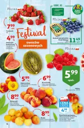 Gazetka promocyjna Auchan - przeNISKIE CENY WAKACYJNE przeOKAZJE Hipermarkety - Gazetka - ważna od 29.06 do 29.06.2022 - strona 4 - produkty: Truskawki, Kosz, Maliny, Brzoskwinie, Arbuz, Melon, Nektar